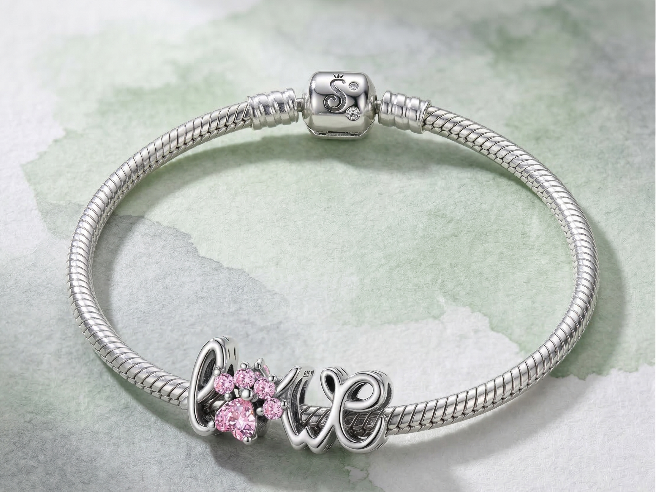 Charm Amor en rosa
