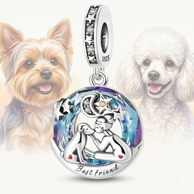 Charm "Best Friend". – Plata 925 con Circonitas