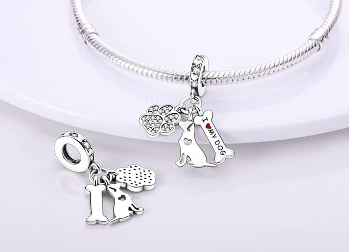 Charm "I ❤️ MY DOG" – Elegancia y Devoción en Cada Detalle