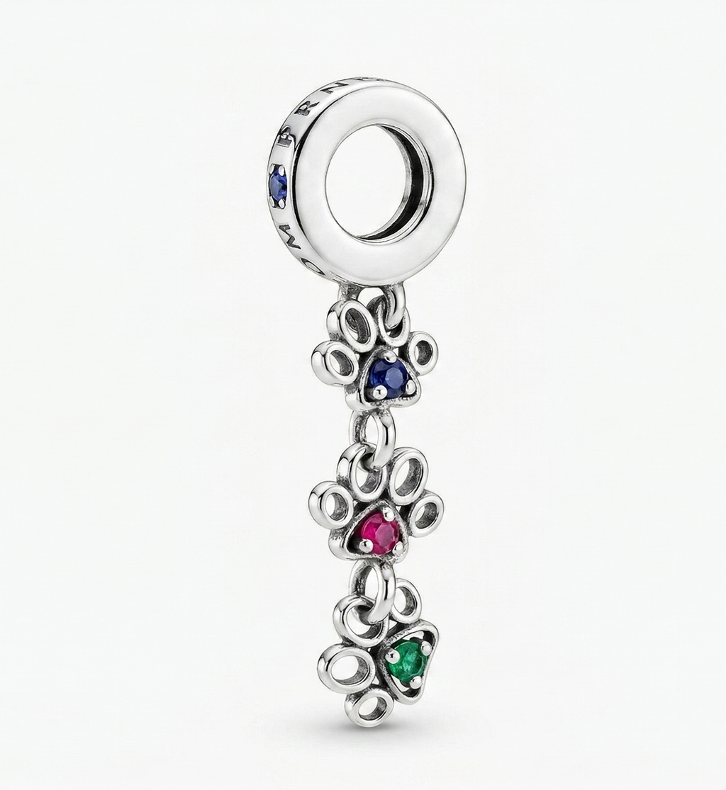 Charm Tres patitas de colores