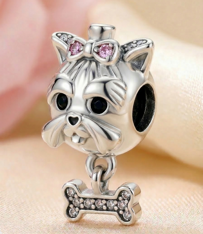 Charm Yorkie lazo