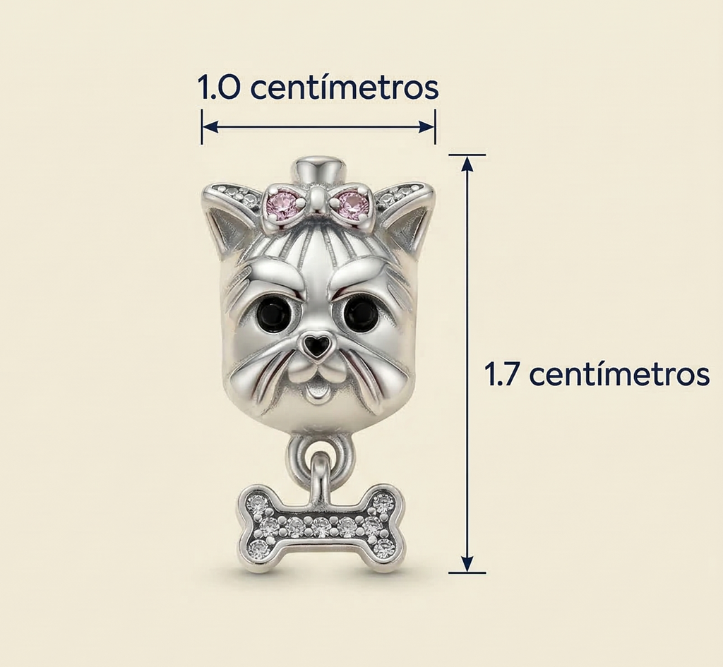 Charm Yorkie lazo