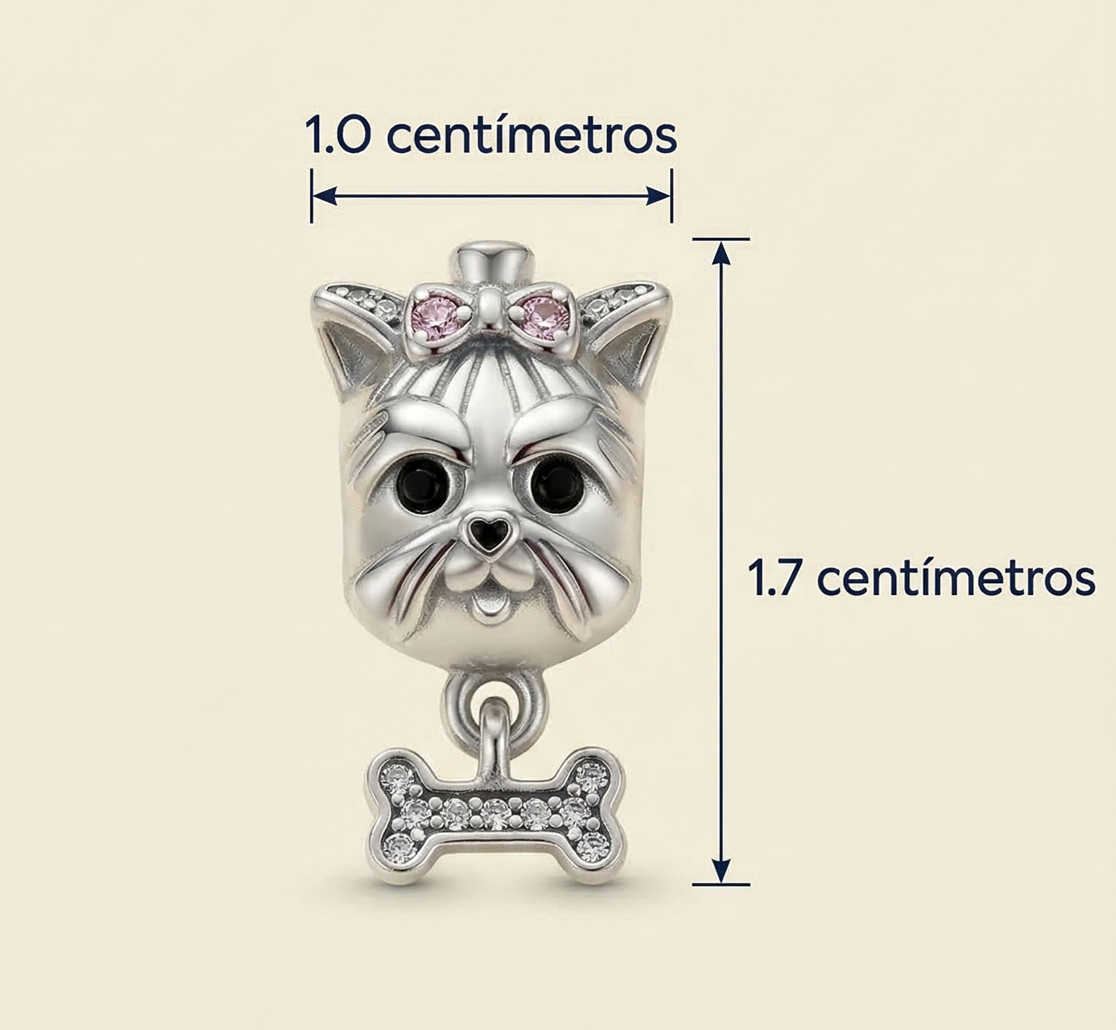 Charm Yorkie lazo