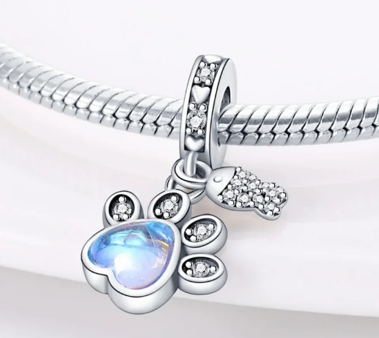Charm Huella felina y mar