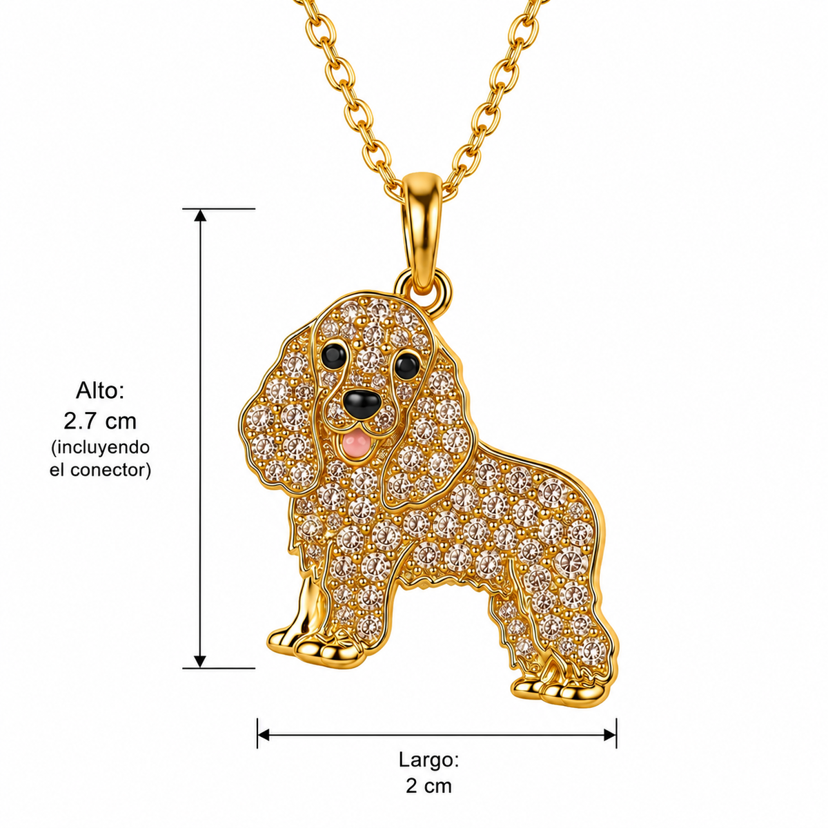 Dije + Cadena Cocker Spaniel