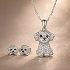 Conjunto Maltés plateado