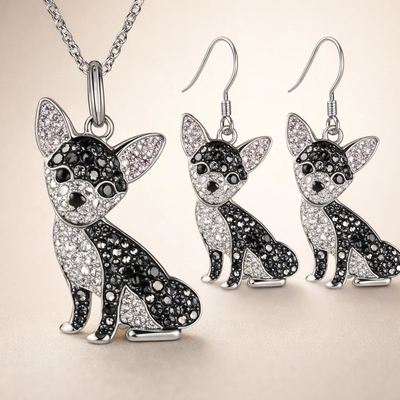 Conjunto Pinscher-Chihuahua Plateado