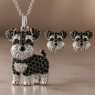 Conjunto Schnauzer Elegancia brillante