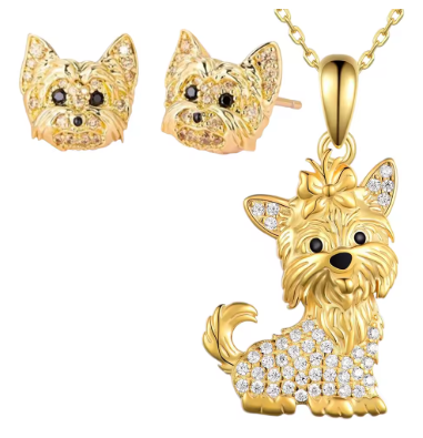 Conjunto Yorkshire Terrier moñito