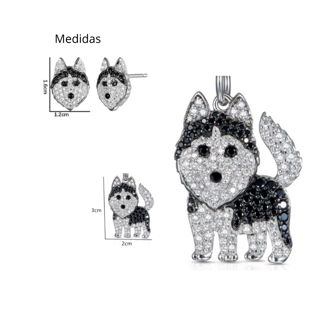 Conjunto Husky Siberiano