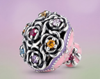 ✨ Charm Bouquet de rosas de colores ✨