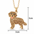 Dije + Cadena Golden Retriever