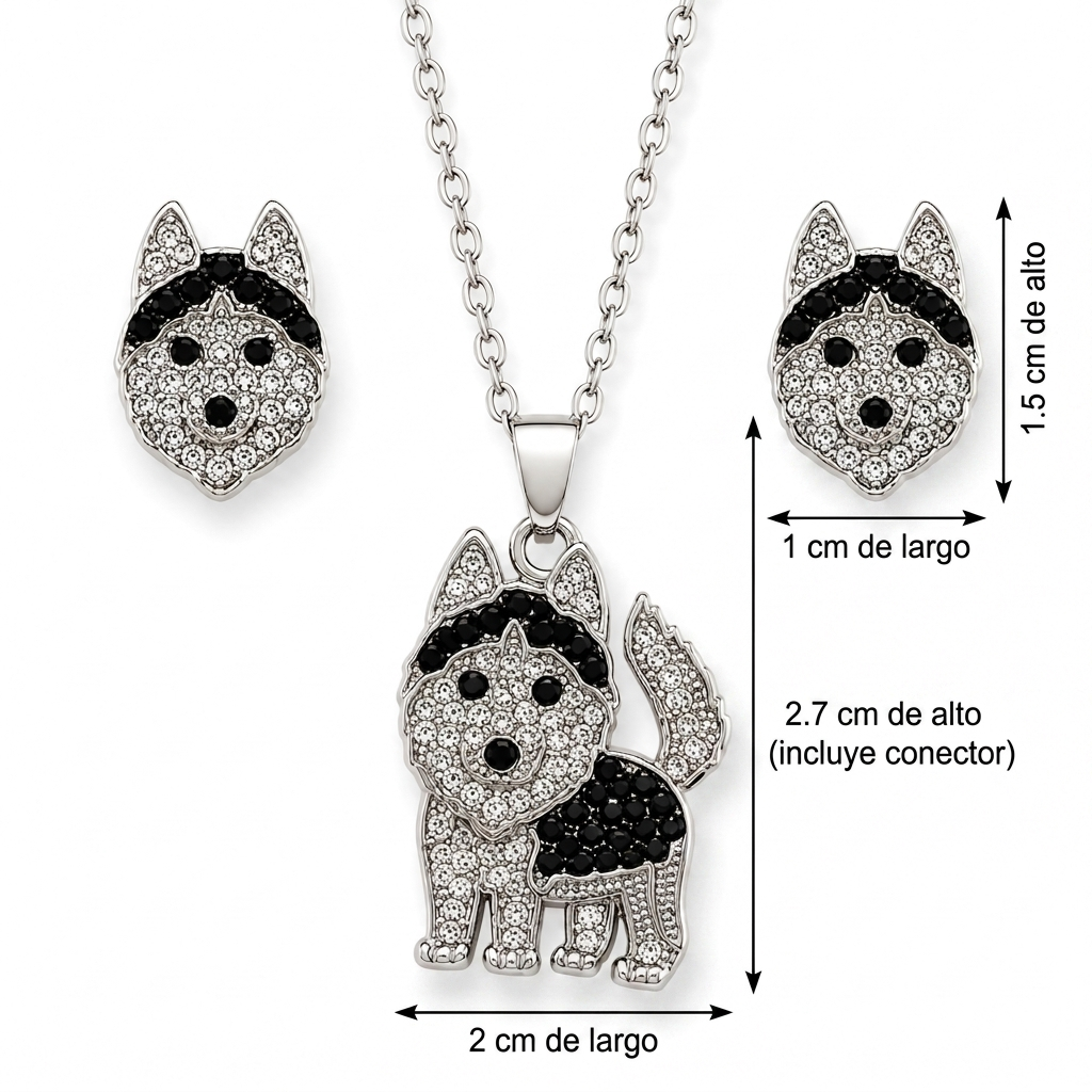 Conjunto Husky Siberiano