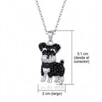 Dije + Cadena Schnauzer Elegancia Brillante