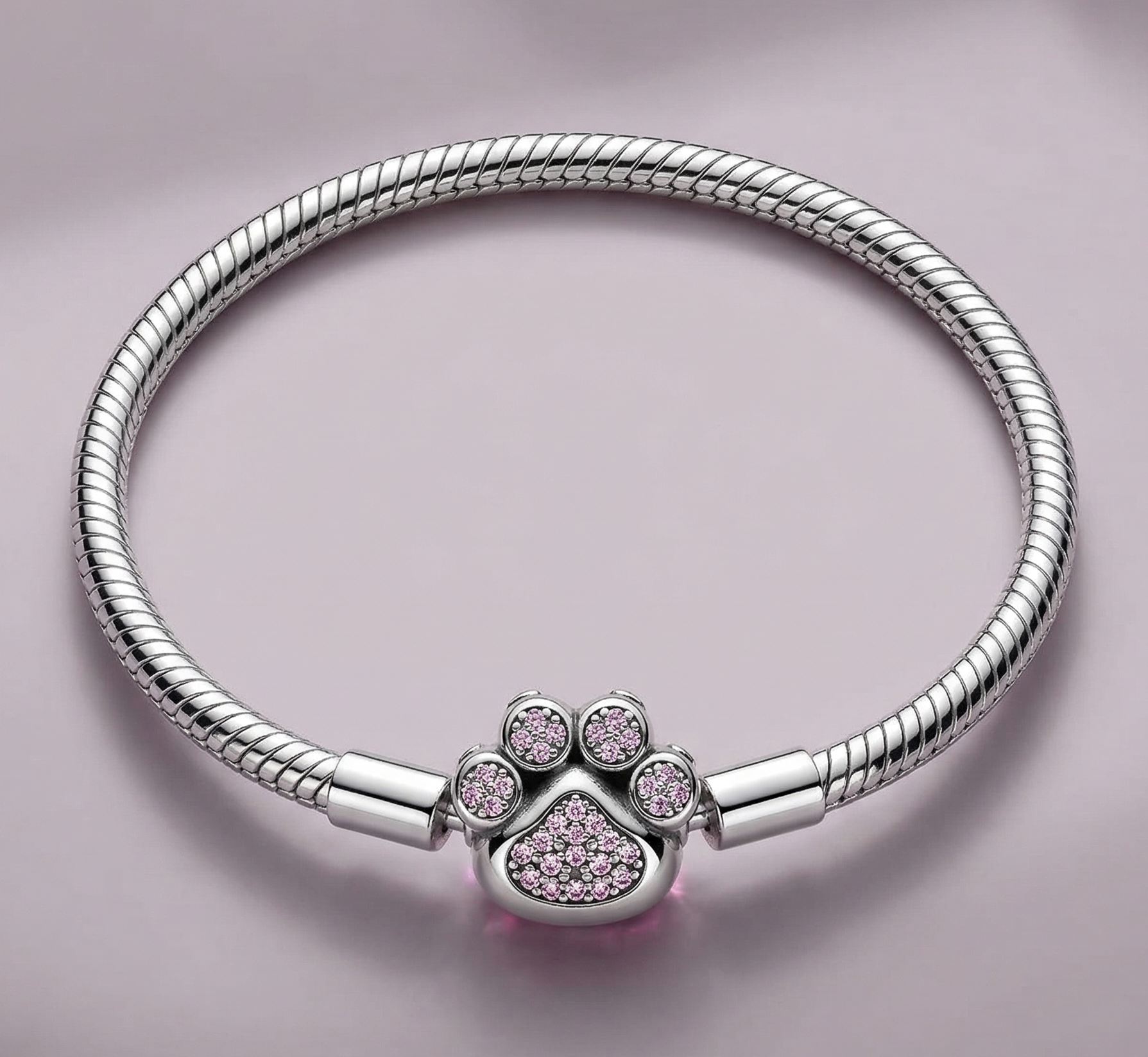 Pulsera pata rosa
