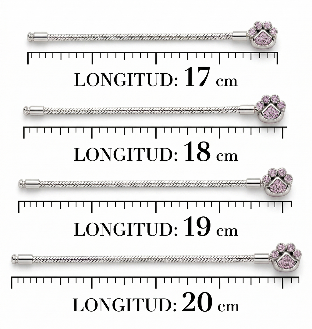 Pulsera pata rosa