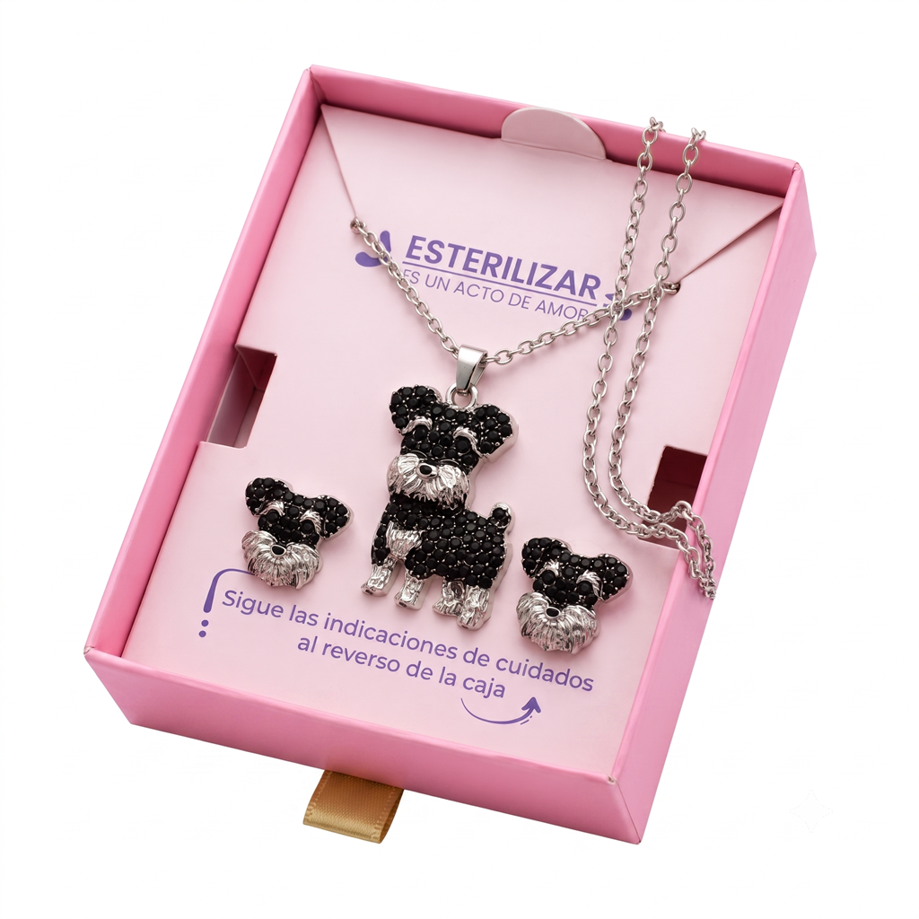 Conjunto Schnauzer Elegancia brillante