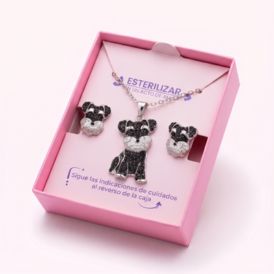 Conjunto Schnauzer Glamour Negro