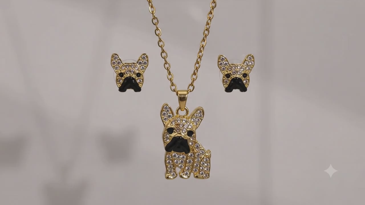 Conjunto Bulldog Francés dorado