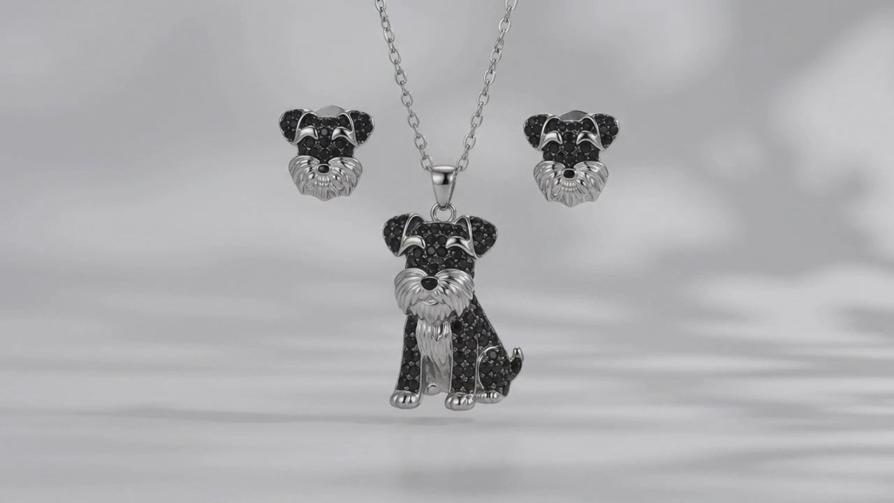 Conjunto Schnauzer Glamour Negro